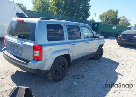 2013 Jeep Patriot Sport из США, поврежденный, VIN 1C4NJRBBXDD121235